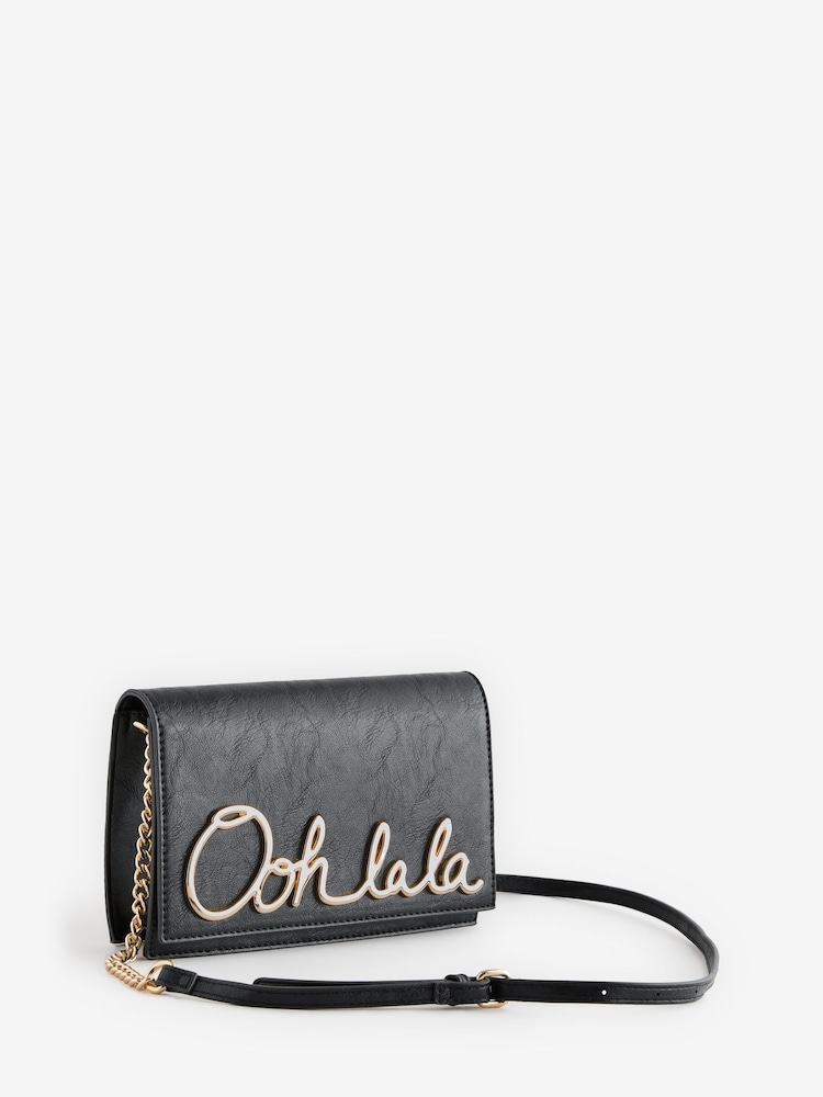 Rockett St George Black Oh La La Cross-Body Bag - Image 1 of 6