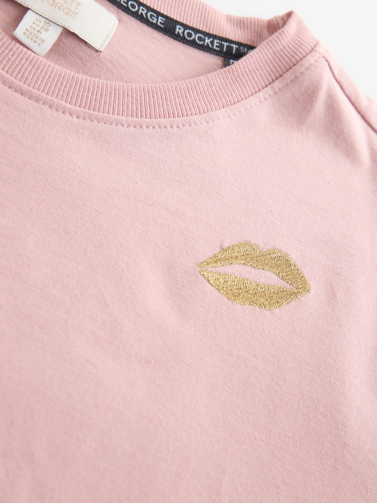 Rockett St George Khaki Green Lips Jersey Pyjamas - Image 13 of 13 Rockett St George Khaki Green Lips Jersey Pyjamas - Image 13 of 13