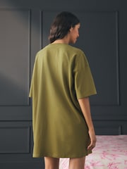 Rockett St George Khaki Green Night T-Shirt - Image 3 of 6