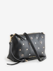 Rockett St George Black Icon Stud Cross-Body Bag - Image 1 of 7