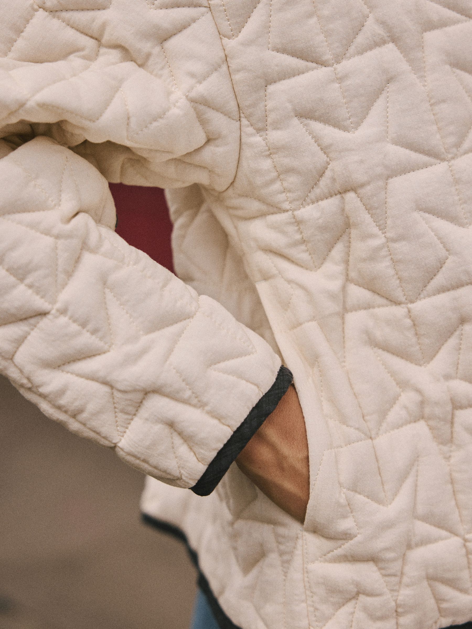 Buy Rockett St George Ecru Reversible Quilted Jacket from Next USA