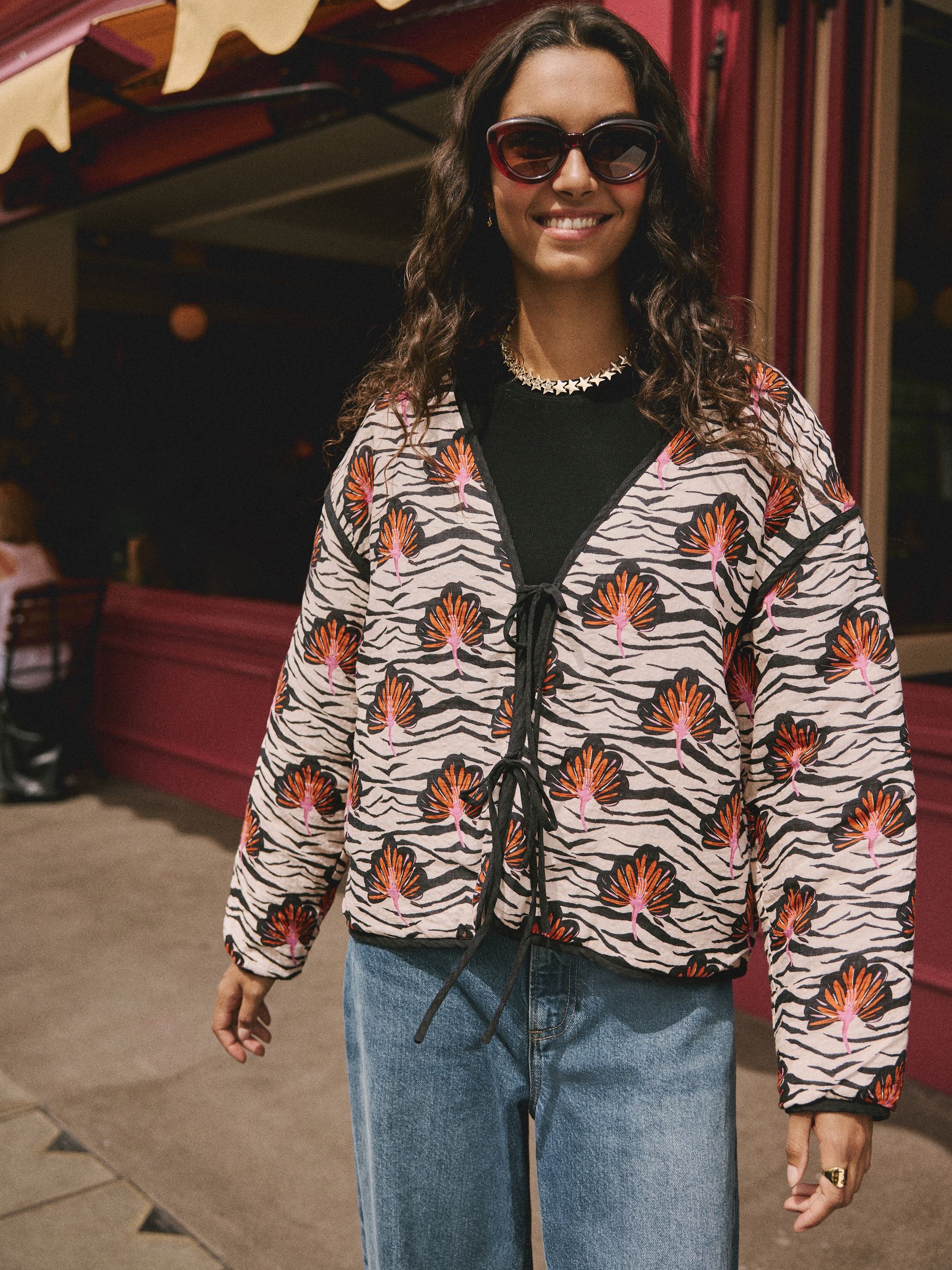 Buy Rockett St George Ecru Reversible Quilted Jacket from Next USA
