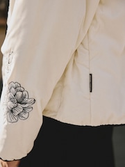 Rockett St George White Borg lined embroidered Quilted Jacket - Image 8 of 13