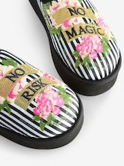 Rockett St George Flower Power Mule Slippers - Image 4 of 5