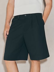 Black EDIT Baggy Fit Formal Shorts - Image 1 of 10
