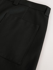 Black EDIT Baggy Fit Formal Shorts - Image 10 of 10