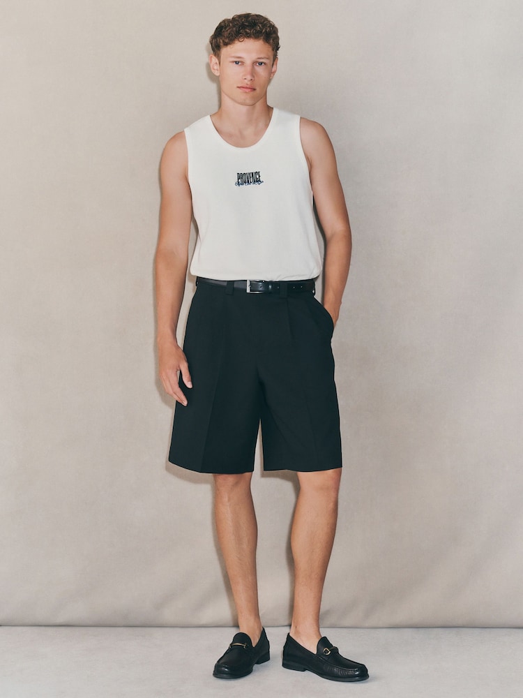 Buy Black EDIT Baggy Fit Formal Shorts from Next USA