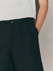 Black EDIT Baggy Fit Formal Shorts - Image 6 of 10