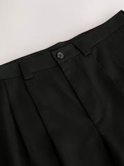 Black EDIT Baggy Fit Formal Shorts - Image 9 of 10