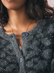 Rockett St George Black Leopard Sequin Cardigan - Image 6 of 10