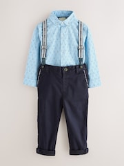 Baker by Ted Baker Shirt Trousers and Braces Set - Image 1 of 7