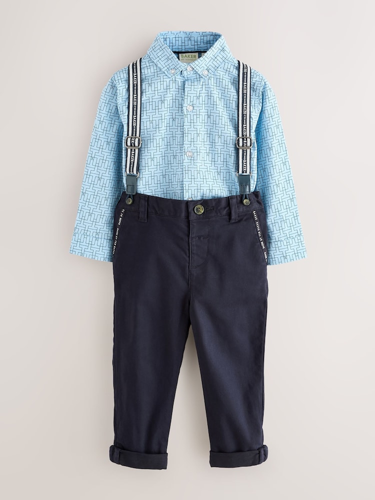 Baker by Ted Baker Shirt Trousers and Braces Set - Image 1 of 7