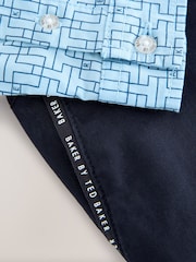 Azul/azul marino - Baker by Ted Baker Shirt Trousers and Braces Set - Imagen 10 de 12