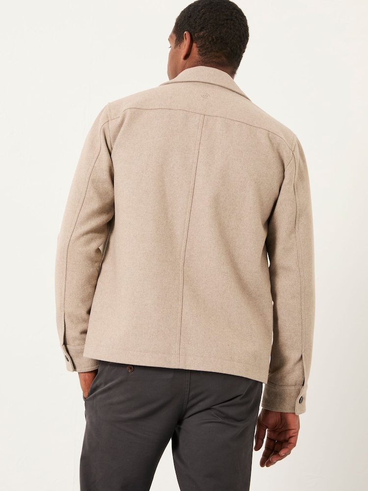 FatFace Hadston Natural Wool Mix Jacket - Image 2 of 5