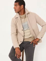 FatFace Hadston Natural Wool Mix Jacket - Image 4 of 5