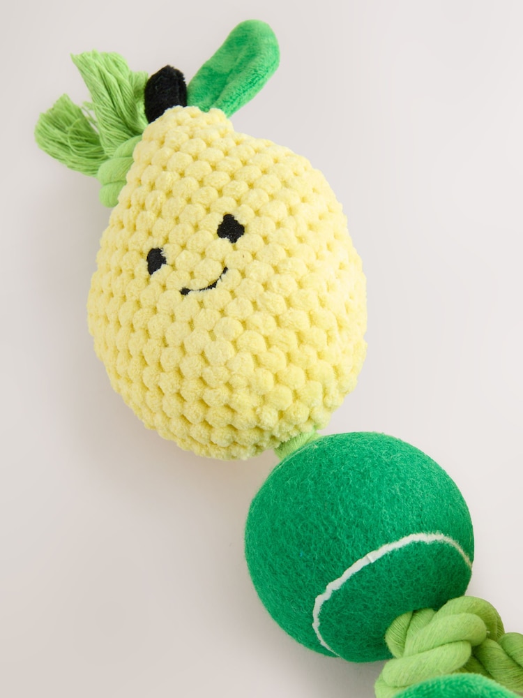 Lemon Ball Rope Pull Pet Toy - Image 3 of 3