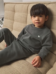 Charcoal Grey Sweatshirt And Joggers Set (3mths-7yrs) - Image 3 of 8