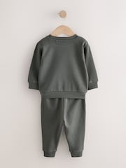 Charcoal Grey Sweatshirt And Joggers Set (3mths-7yrs) - Image 5 of 8