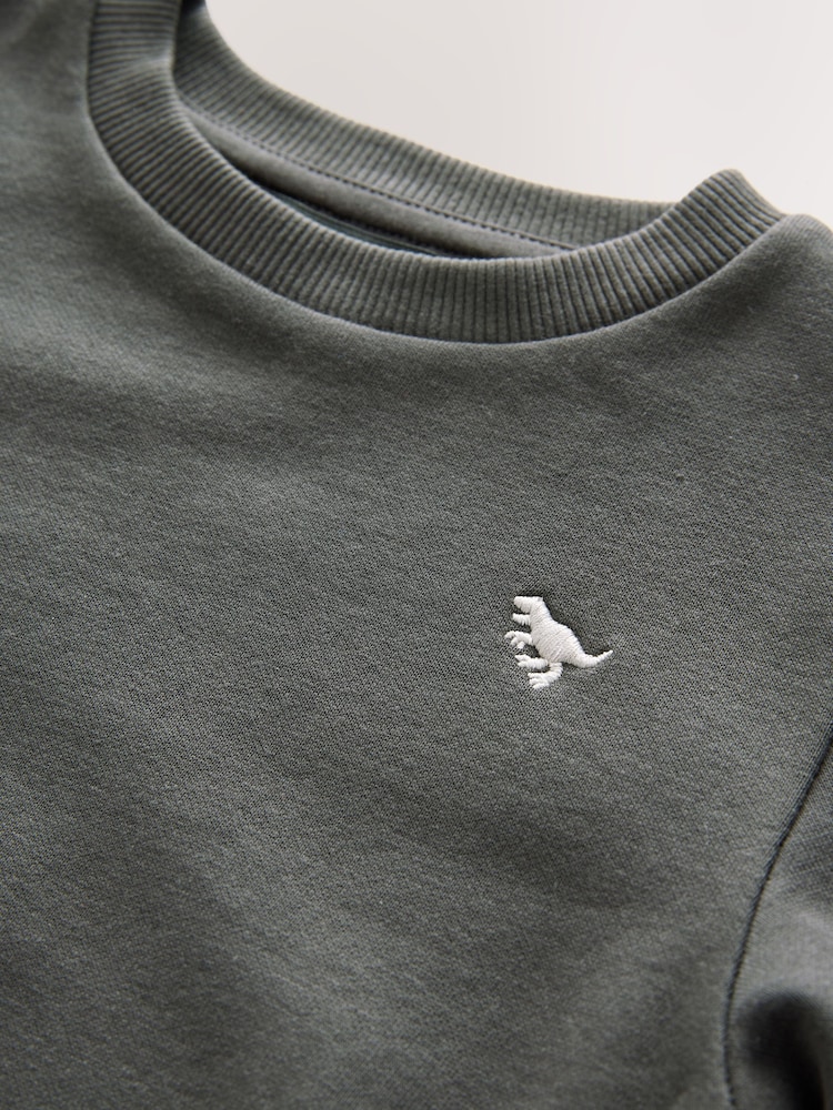 Charcoal Grey Sweatshirt And Joggers Set (3mths-7yrs) - Image 8 of 8