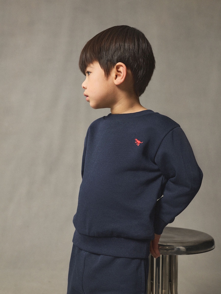 Azul marino - Conjunto de sudadera y pantalones de chándal (3meses-7 años) - Imagen 2 de 8 Azul marino - Conjunto de sudadera y pantalones de chándal (3meses-7 años) - Imagen 2 de 8