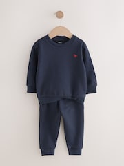 Azul marino - Conjunto de sudadera y pantalones de chándal (3meses-7 años) - Imagen 6 de 8