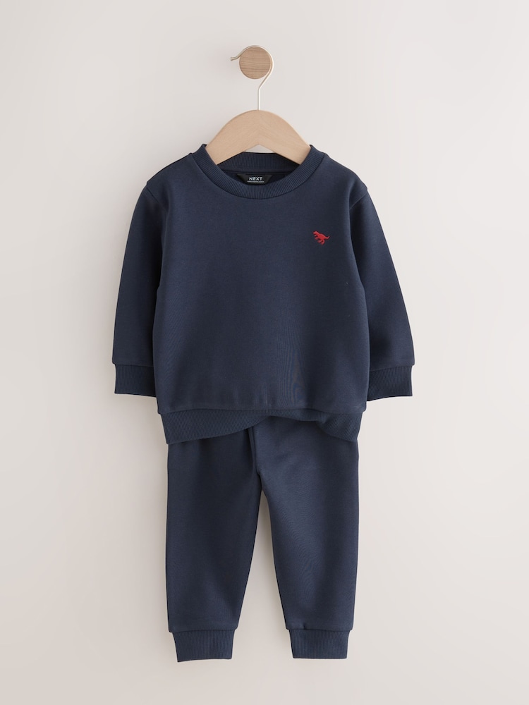 Navy Blue Sweatshirt And Joggers Set (3mths-7yrs) - Image 6 of 8