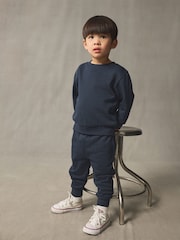 Azul marino - Conjunto de sudadera y pantalones de chándal (3meses-7 años) - Imagen 1 de 8