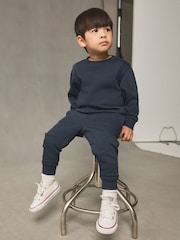 Azul marino - Conjunto de sudadera y pantalones de chándal (3meses-7 años) - Imagen 3 de 8