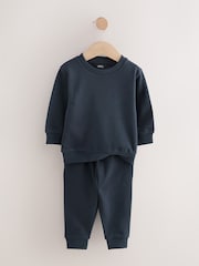 Azul marino - Conjunto de sudadera y pantalones de chándal (3meses-7 años) - Imagen 6 de 8