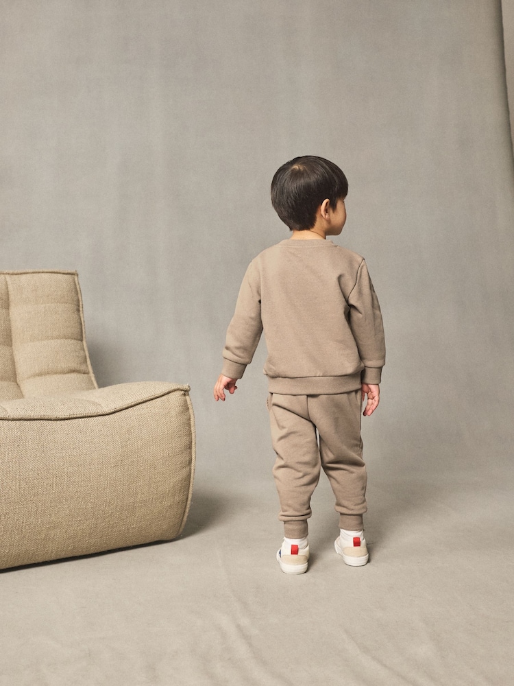 Stone Sweatshirt And Joggers Set (3mths-7yrs) - Image 2 of 9 Stone Sweatshirt And Joggers Set (3mths-7yrs) - Image 2 of 9