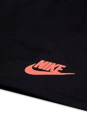 Nike Black Little Kids All Over Print T-Shirt and Shorts Set - Image 5 of 5