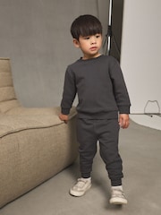 Charcoal Grey Sweatshirt And Joggers Set (3mths-7yrs) - Image 1 of 8