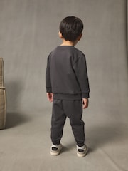 Charcoal Grey Sweatshirt And Joggers Set (3mths-7yrs) - Image 3 of 8