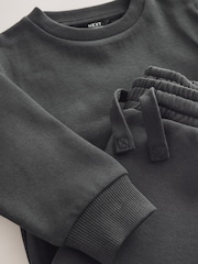 Charcoal Grey Sweatshirt And Joggers Set (3mths-7yrs) - Image 8 of 8