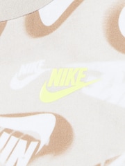 Nike Blue Little Kids All Over Print T-Shirt and Shorts Set - Image 4 of 5
