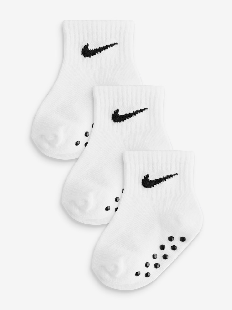 Bela - Nike mlajši otroci Gripper nogavice 3 Pack - Slika 1 iz 4
