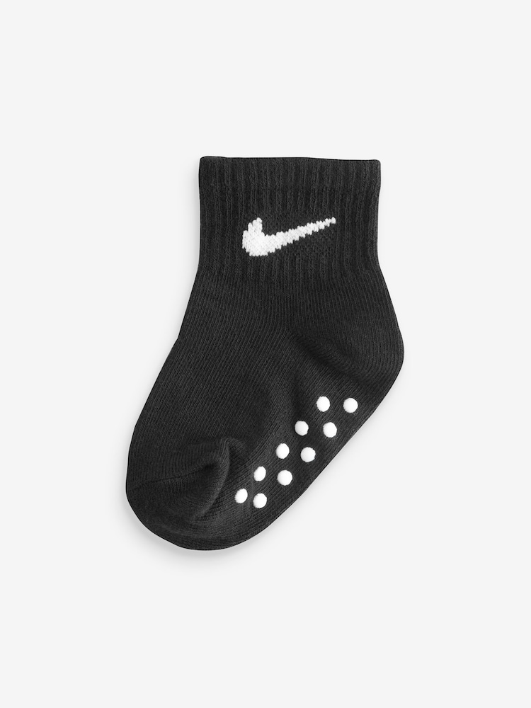 črna - Nike mlajši otroci Gripper nogavice 3 Pack - Slika 2 iz 4