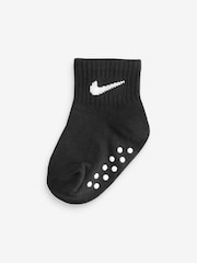 črna - Nike mlajši otroci Gripper nogavice 3 Pack - Slika 3 iz 4