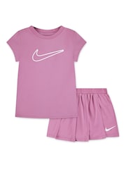 Nike Pink Little KidsTop & Skirt set - Image 1 of 5