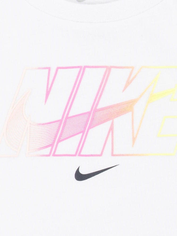 Nike Pink Little Kids Bike Shorts and T-Shirt Set - Image 12 of 12