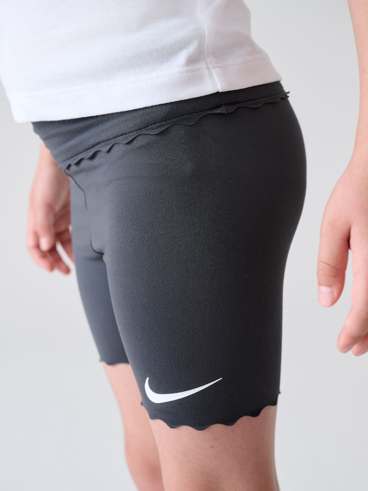 Nike Pink Little Kids Bike Shorts and T-Shirt Set - Image 5 of 5 Nike Pink Little Kids Bike Shorts and T-Shirt Set - Image 5 of 5