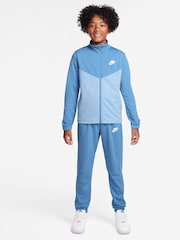 Синий - спортивный костюм на молнии Nike - Изображение 1 из 12
