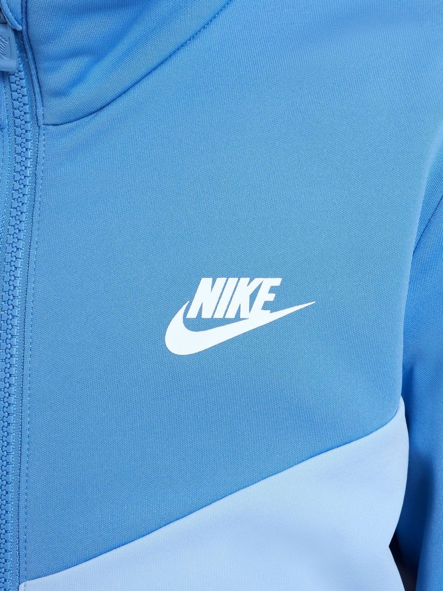 light blue nike tech tracksuit