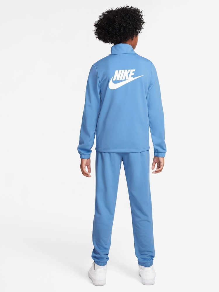 Nike Blue Full Zip Tracksuit - Image 2 of 12 Nike Blue Full Zip Tracksuit - Image 2 of 12