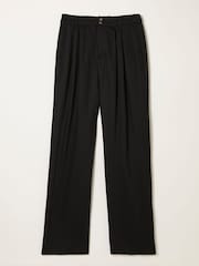 FatFace Ginger Black Wide Leg Trousers - Image 1 of 1