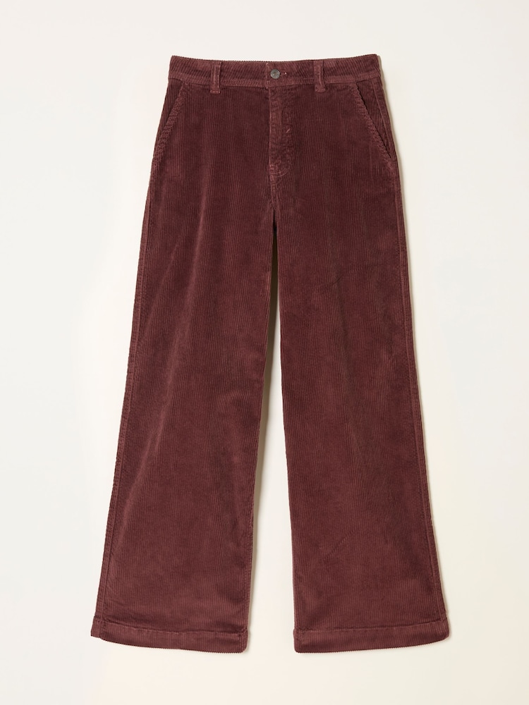 بني - FatFace Cord Wide Leg Trouser - صورة 1 من 1 بني - FatFace Cord Wide Leg Trouser - صورة 1 من 1