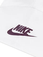 Nike White Little Kids Animal Print Futura T-Shirt - Image 4 of 4