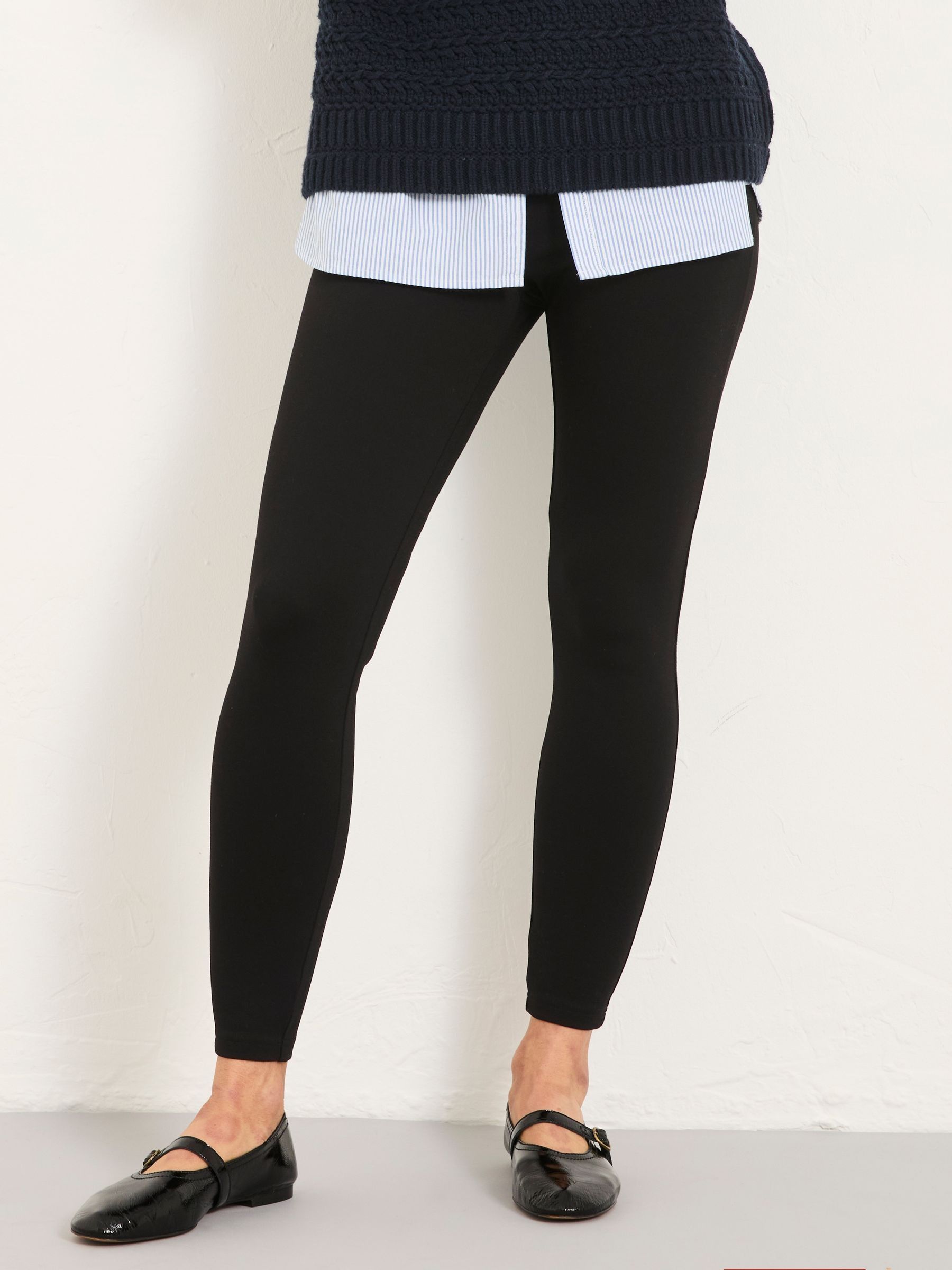 Fatface Polly Black Ponte Legging