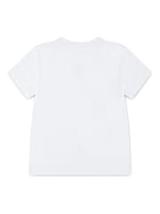 Nike White Little Kids Floral Printed T-Shirt - Image 2 of 5
