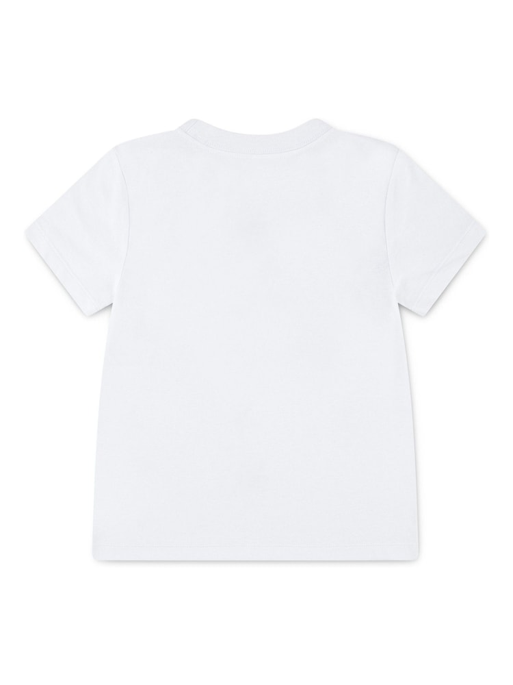 Nike White Little Kids Floral Printed T-Shirt - Image 2 of 5